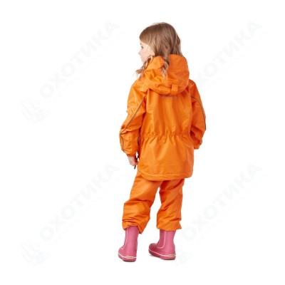 Детский комплект дождевой (куртка, брюки). EVO Kids ORANGE (мембрана)
