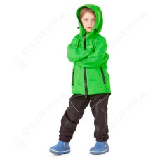 Детский комплект дождевой (куртка, брюки) EVO Kids GREEN (мембрана)