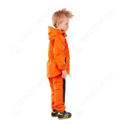 Детский комплект дождевой (куртка, брюки). EVO Kids ORANGE (мембрана)