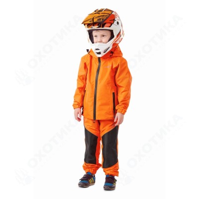 Детский комплект дождевой (куртка, брюки). EVO Kids ORANGE (мембрана)