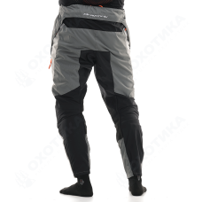 Брюки Эндуро Freeride DF Grey-Orange (Короткие)