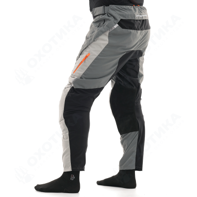 Брюки Эндуро Freeride DF Grey-Orange (Короткие)