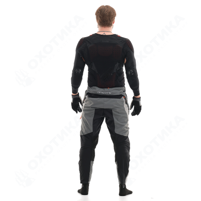 Брюки Эндуро Freeride DF Grey-Orange (Короткие)