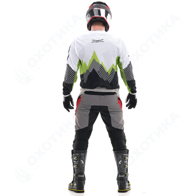 Брюки Эндуро Freeride DF Grey-Red (Короткие)