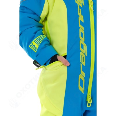 Зимний комбинезон DF Junior Blue - Yellow 2020