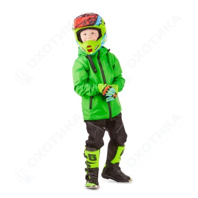 Детский комплект дождевой (куртка, брюки) EVO Kids GREEN (мембрана)