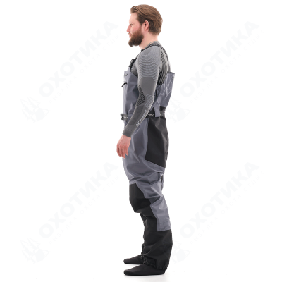 Вейдерсы мембранные QUAD PRO GRAY-BLACK 2021