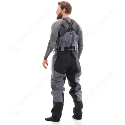 Вейдерсы мембранные QUAD PRO GRAY-BLACK 2021