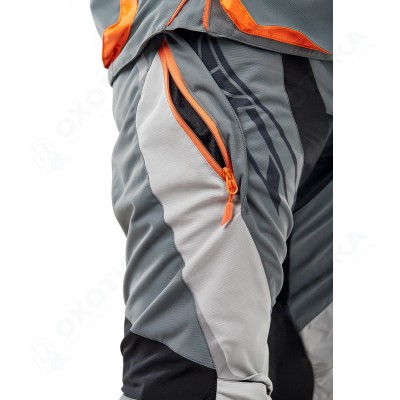 Штаны Эндуро Freeride DF Grey-Orange