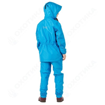 Детский комплект дождевой (куртка, брюки) EVO Kids BLUE (мембрана)