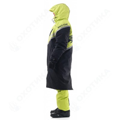 Плащ зимний RACE COAT Yellow 2020