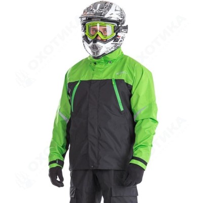 Мембранная куртка QUAD BLACK-GREEN