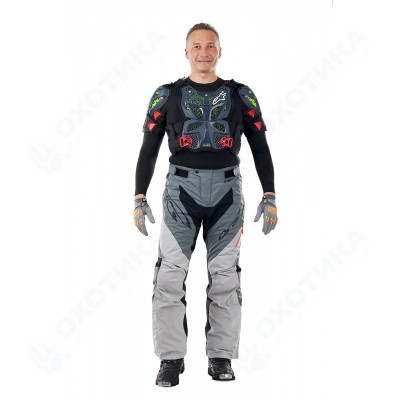 Штаны Эндуро Freeride DF Grey-Orange