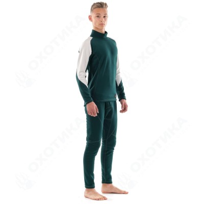 Термобелье зима Polartec высокий ворот Blue-Grey