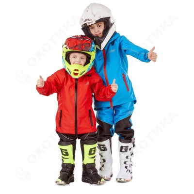 Детский комплект дождевой (куртка, брюки) EVO Kids BLUE (мембрана)