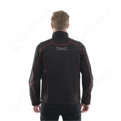 Куртка Explorer Black-Red мужская, Softshell