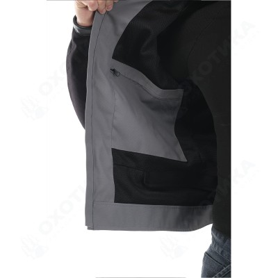 МотоКуртка City, Black-Grey 2020