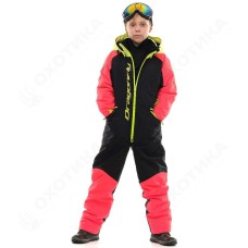 Зимний комбинезон DF Junior Red-Yellow 2020