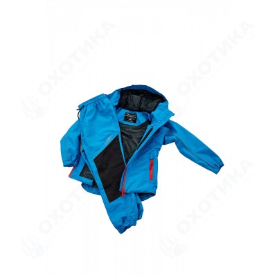 Детский комплект дождевой (куртка, брюки) EVO Kids BLUE (мембрана)