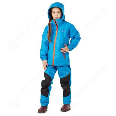 Детский комплект дождевой (куртка, брюки) EVO Kids BLUE (мембрана)