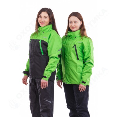 Мембранная куртка QUAD BLACK-GREEN
