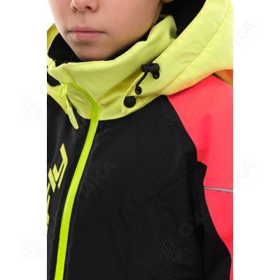Зимний комбинезон DF Junior Red-Yellow 2020