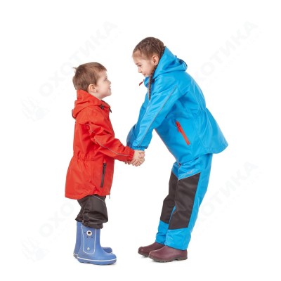 Детский комплект дождевой (куртка, брюки) EVO Kids BLUE (мембрана)