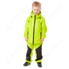 Детский комплект дождевой (куртка, брюки) EVO Kids YELLOW (мембрана)