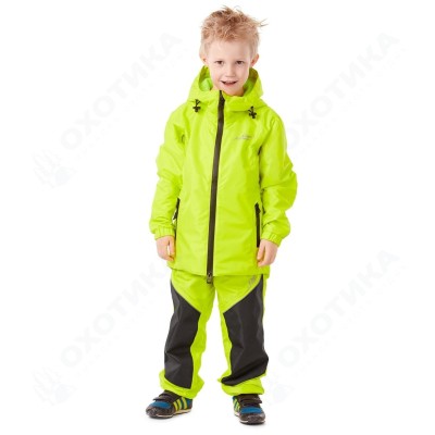Детский комплект дождевой (куртка, брюки) EVO Kids YELLOW (мембрана)