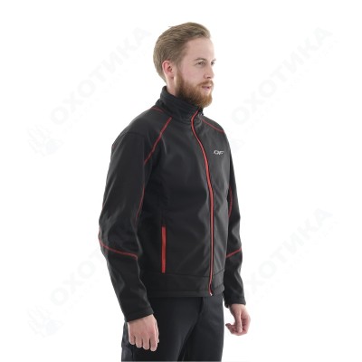Куртка Explorer Black-Red мужская, Softshell