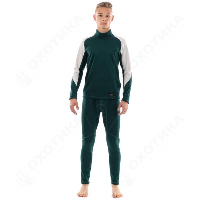 Термобелье зима Polartec высокий ворот Blue-Grey