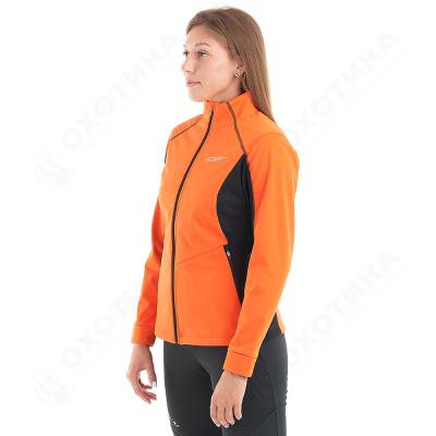 Куртка Explorer Black-Orange женская, Softshell
