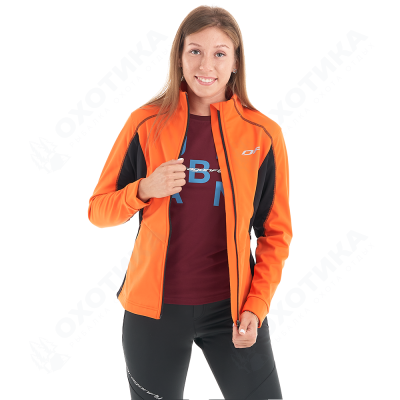 Куртка Explorer Black-Orange женская, Softshell