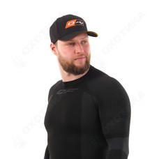 Бейсболка Classic DF Black-Orange D-fly (Изогнутый козырек)