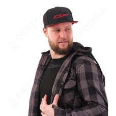 Бейсболка Modern Classic DF Black-Red (Прямой козырек)