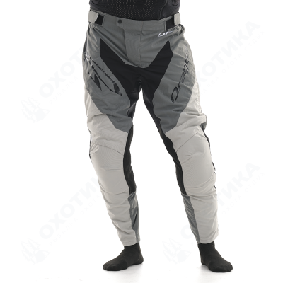 Брюки Эндуро Freeride DF Grey-Orange 2022 (Короткие)