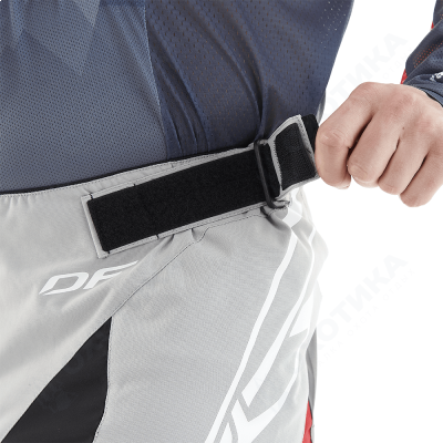 Брюки Эндуро Freeride DF Grey-Red 2022 (Короткие)
