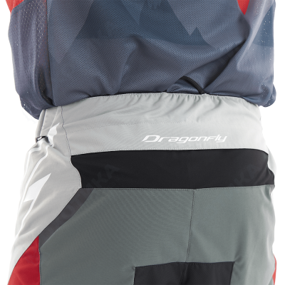 Брюки Эндуро Freeride DF Grey-Red 2022 (Короткие)