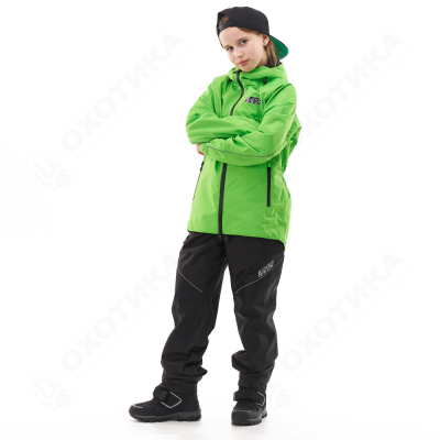 Комплект дождевой (куртка, брюки) EVO FOR TEEN GREEN (мембрана)