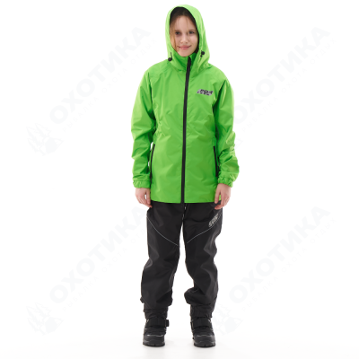 Комплект дождевой (куртка, брюки) EVO FOR TEEN GREEN (мембрана)