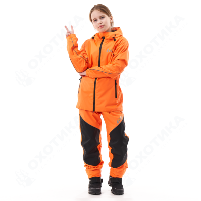 Комплект дождевой (куртка, брюки) EVO FOR TEEN ORANGE (мембрана)