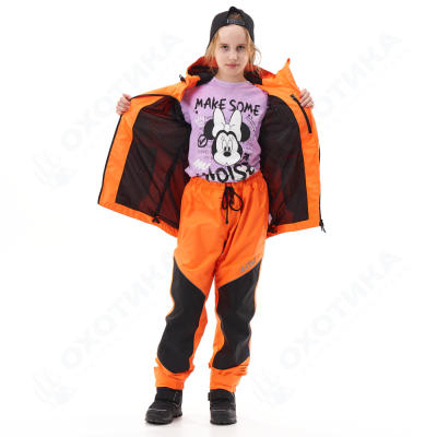 Комплект дождевой (куртка, брюки) EVO FOR TEEN ORANGE (мембрана)
