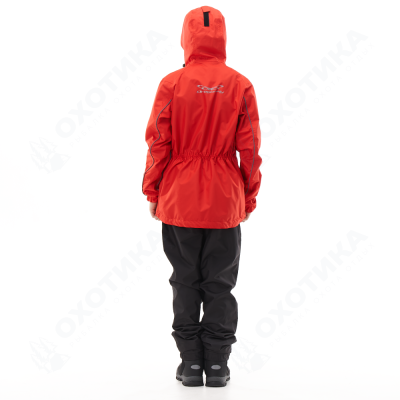 Комплект дождевой (куртка, брюки) EVO FOR TEEN RED (мембрана)
