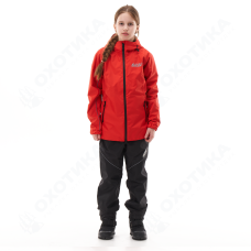 Комплект дождевой (куртка, брюки) EVO FOR TEEN RED (мембрана)