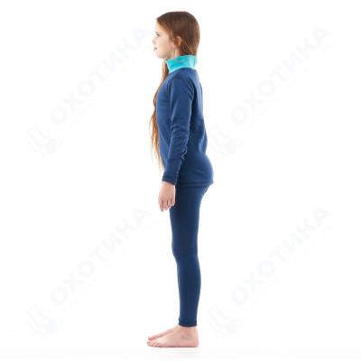 Термобелье Зима высокий ворот FOR TEEN Blue-Baltic (M)