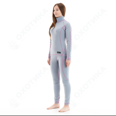 Термобелье зимнее с высоким воротом женское Original Grey