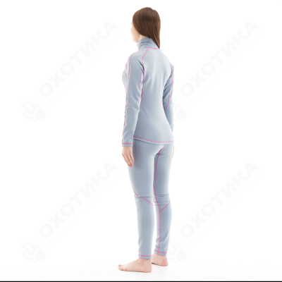 Термобелье зимнее с высоким воротом женское Original Grey