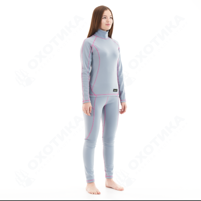Термобелье зимнее с высоким воротом женское Original Grey