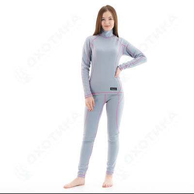 Термобелье зимнее с высоким воротом женское Original Grey