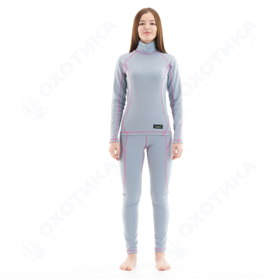 Термобелье зимнее с высоким воротом женское Original Grey